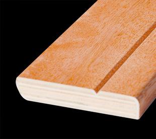 多层板踢脚线表面贴木皮装饰材料